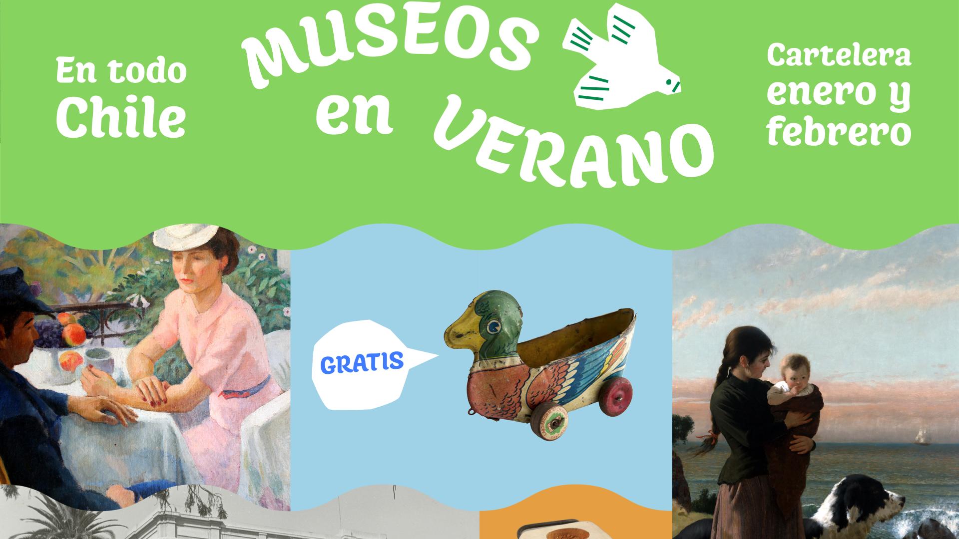 Afiche museos en verano 2026