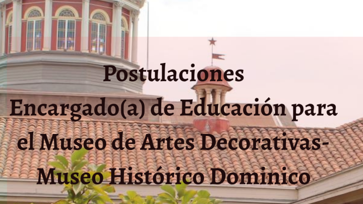 Afiche anunciando concurso público