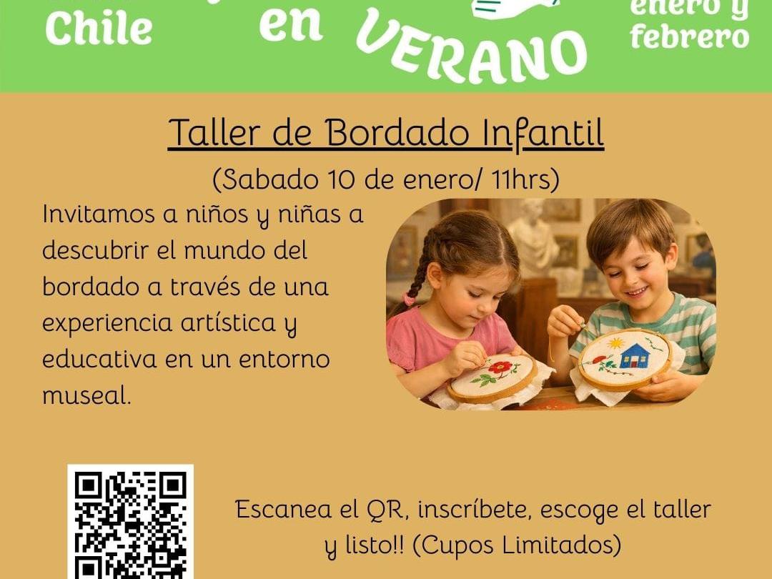 Afiche taller de bordado