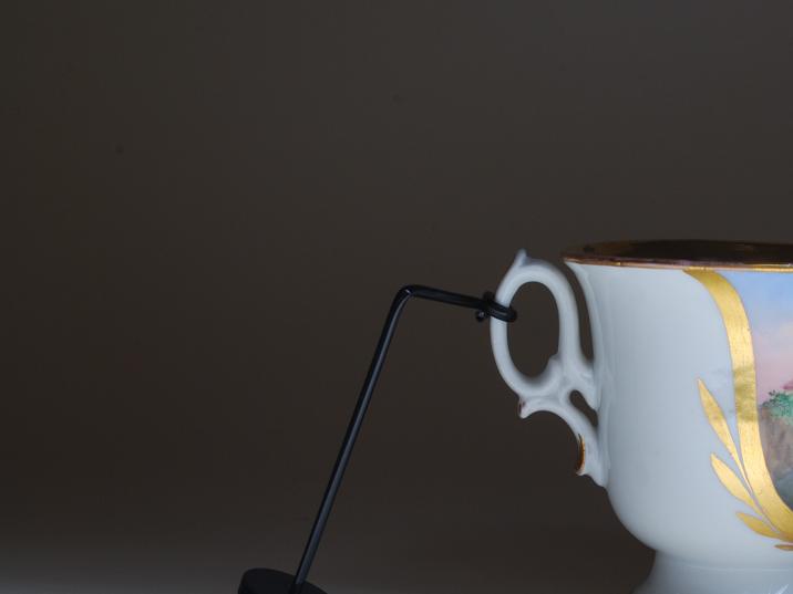 Taza con paisaje urbano