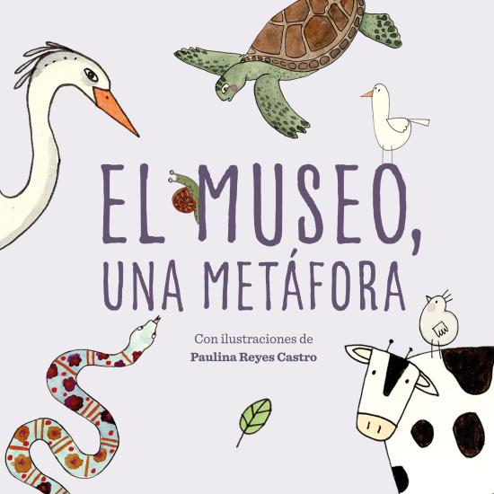 Ilustraciones de distintos animales confluyen en torno al título del libro.