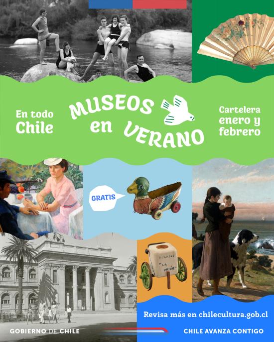 Afiche museos en verano 2026