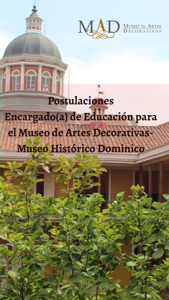 Afiche anunciando concurso público