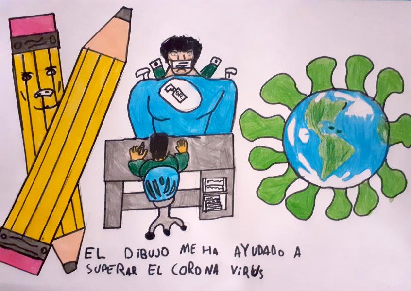 &quot; El dibujo me ha ayudado a superar el coronavirus&quot;