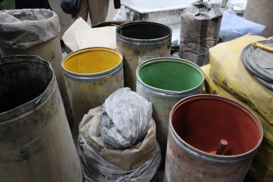 Pigmentos para baldosas