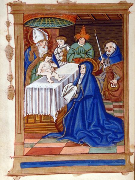 Jesús en brazos de un obispo Jesús en brazos de un obispo