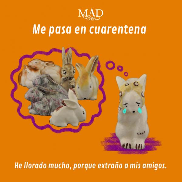 He llorado mucho, porque extraño a mis amigos
