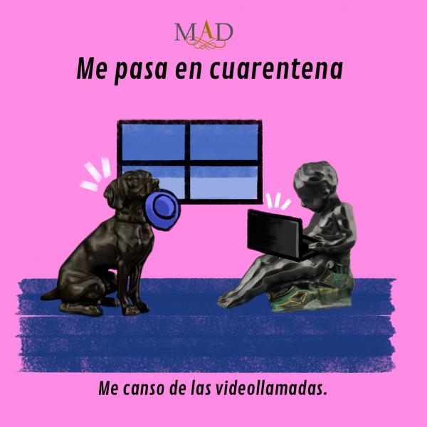 Me canso de las video llamadas