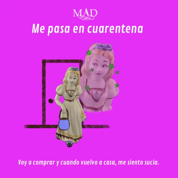 Voy a comprar y cuando vuelvo a casa, me siento sucia.