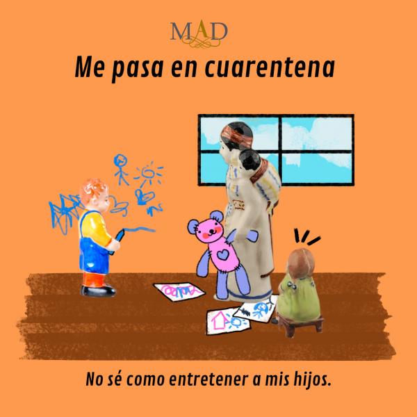 No sé como entretener a mis hijos