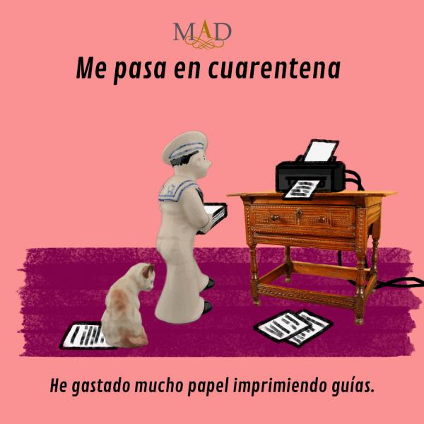 He gastado mucho papel imprimiendo guías