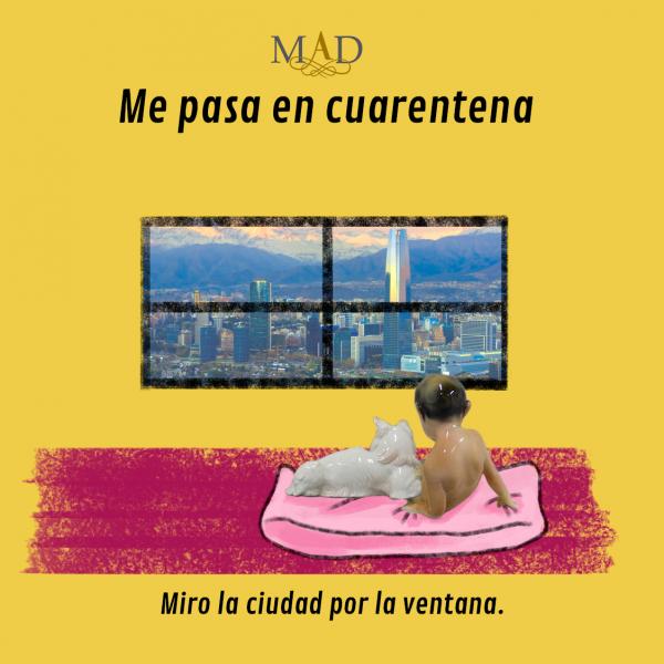 Miro la ciudad por la ventana