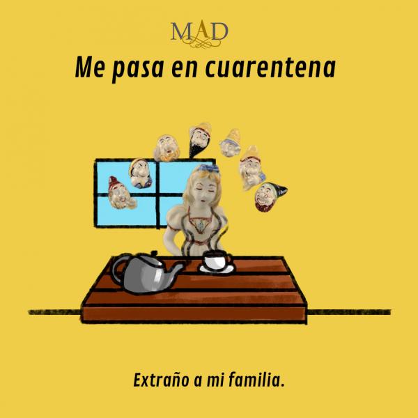 Extraño a mi familia