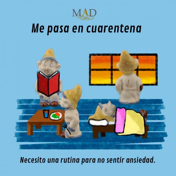 Necesito una rutina para no sentir ansiedad